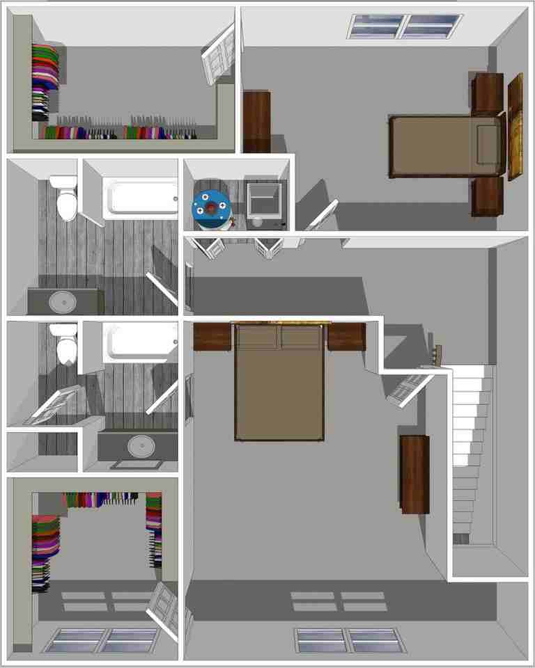 Two Story Townhouses with Attached Two Car Garages - Photo 3 of 3