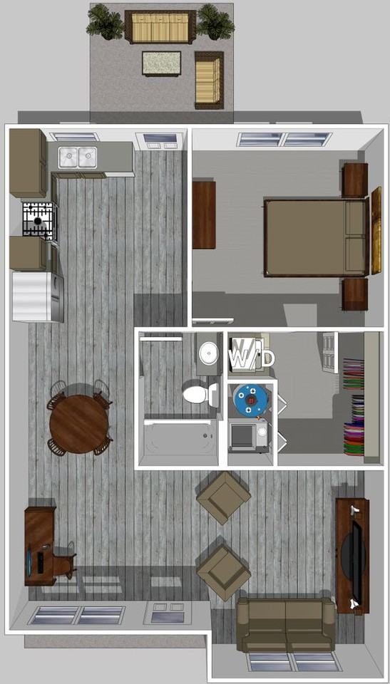 Ground level two bedroom units with private parking AND private laundry! - Photo 3 of 12