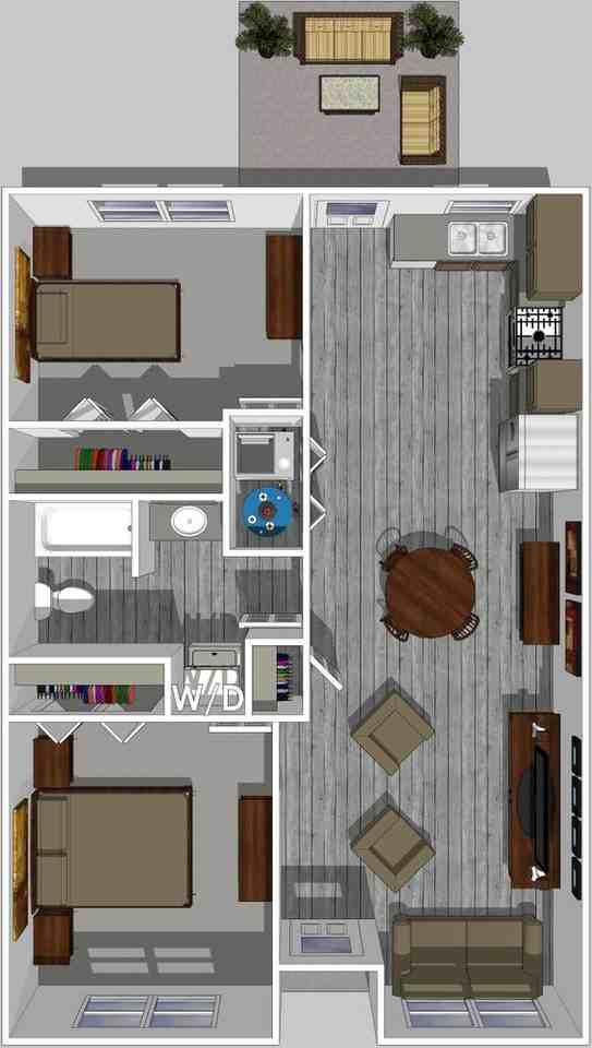 Ground level two bedroom units with private parking AND private laundry! - Photo 2 of 12
