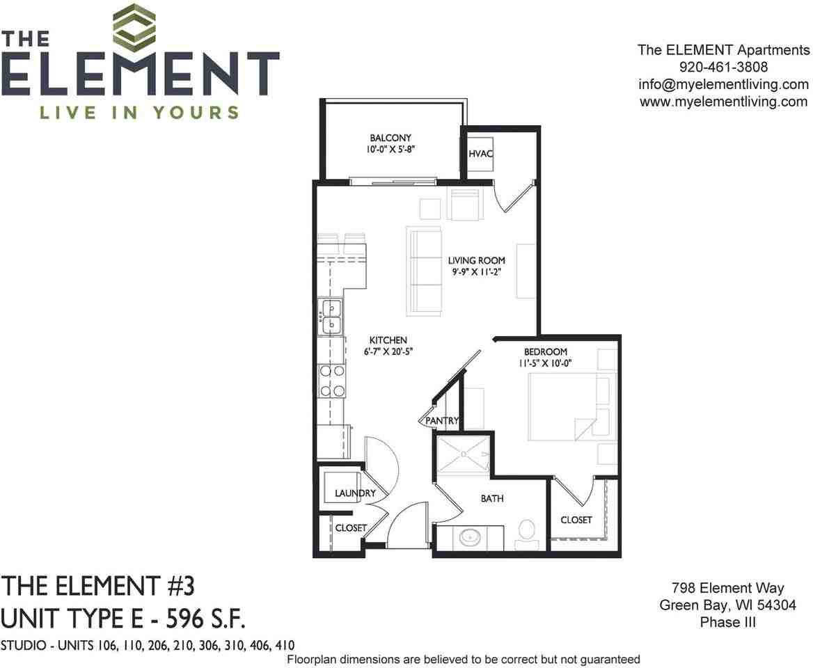 ELEMENT Apartments III - 798 - Photo 5 of 7