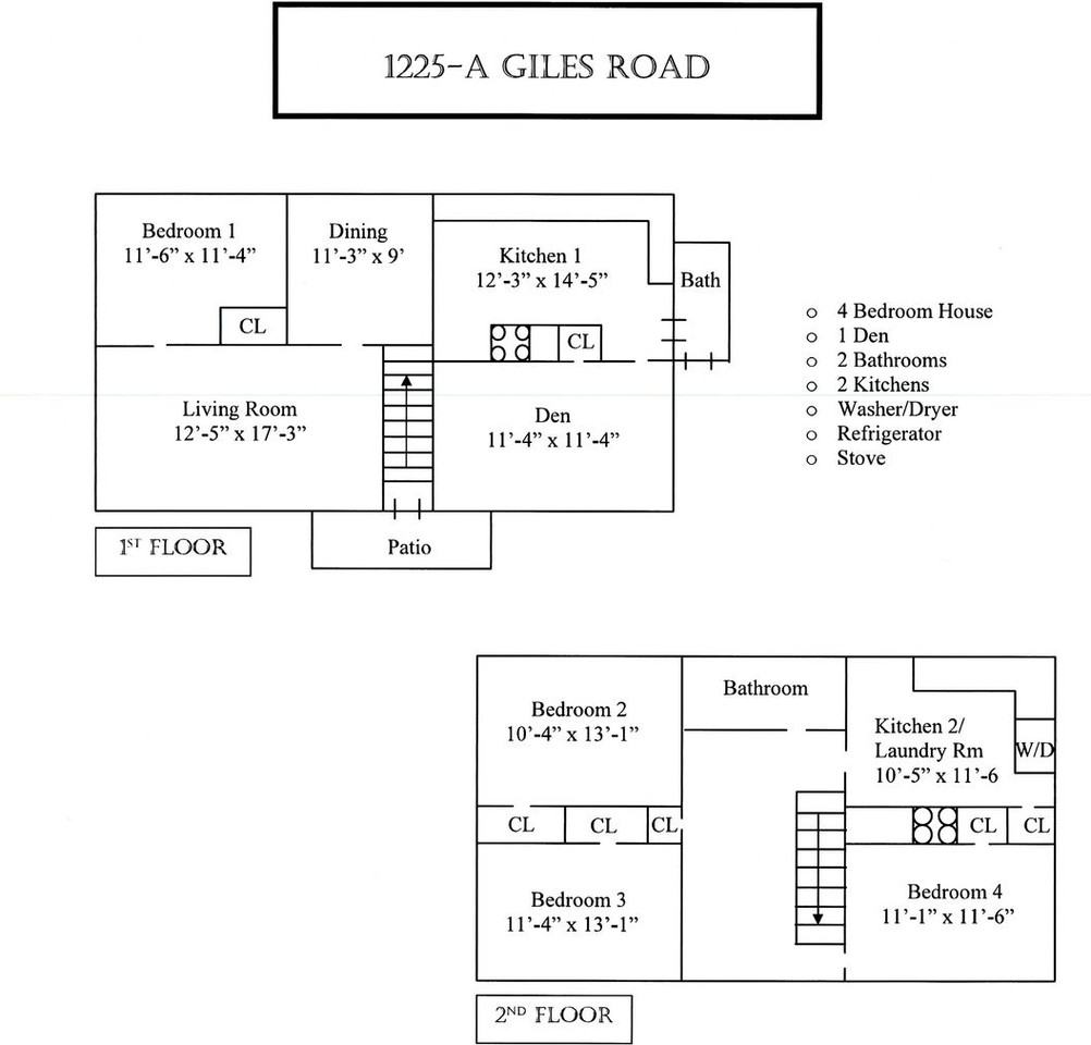 1225 C Giles | 1 Bed, 1Bath Duplex | 7/09/2025 - Photo 2 of 34