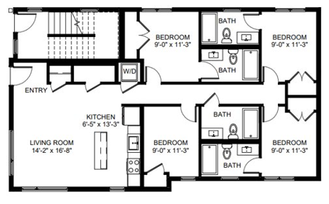 932/934/936/938 15th Ave SE Apartments in University, Minneapolis, MN