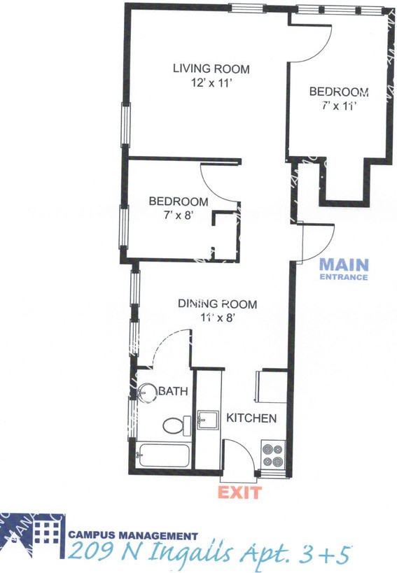 209 N Ingalls St #5 - Photo 2 of 2