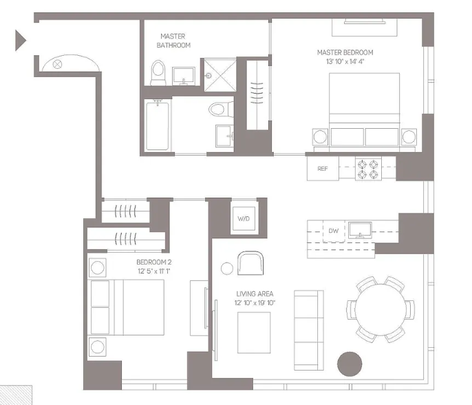 551 10th Ave #14E - Photo 2 of 16