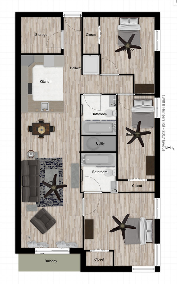 1380 Hunters Rd Apt B - Photo 3 of 16