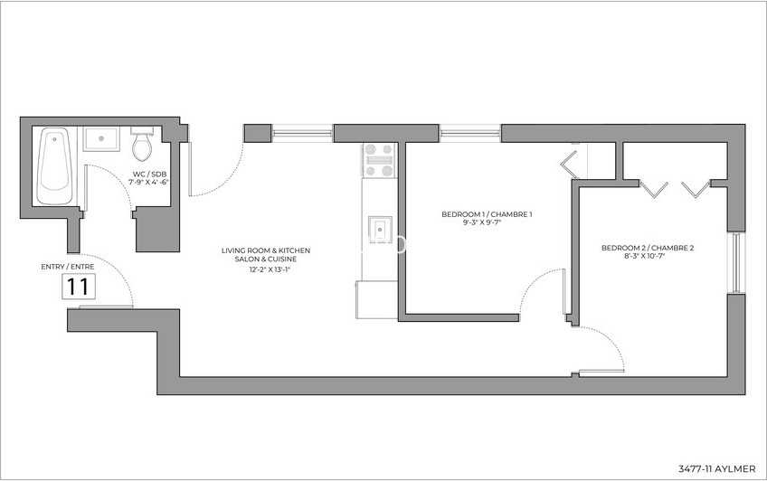 3477 Rue Aylmer #11 - Photo 7 of 9