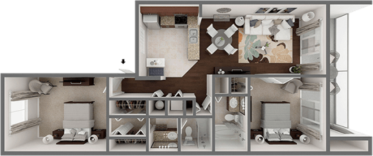 The Luxe at Boca I - Photo 2 of 8