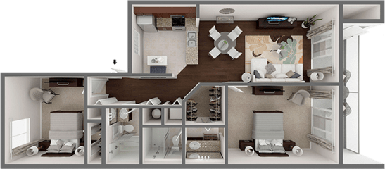 The Luxe at Boca I - Photo 3 of 8