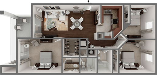 The Luxe at Boca I - Photo 5 of 8