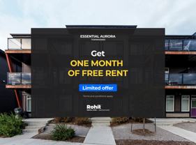 One Month Free on a 1 Bedroom Townhomes at Essential Aurora in SW Edmonton - Photo 1 of 1