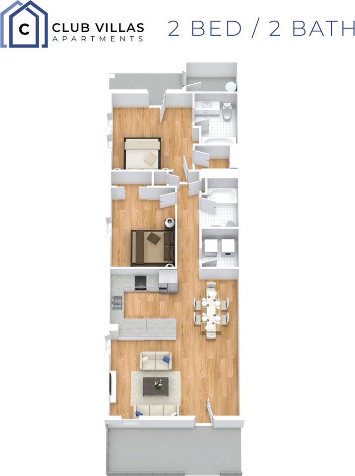 Club Villas Apartments -1 - Photo 5 of 11