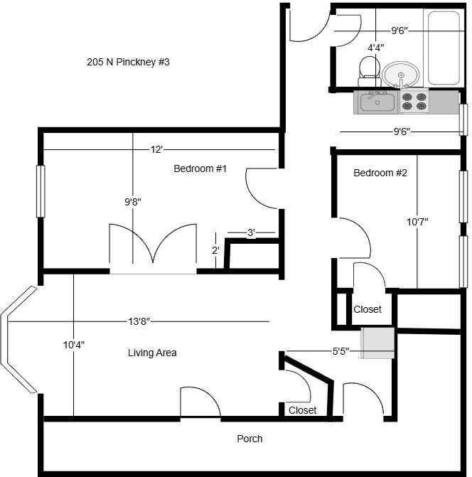 205 203/205 N. Pickney Street #205-3