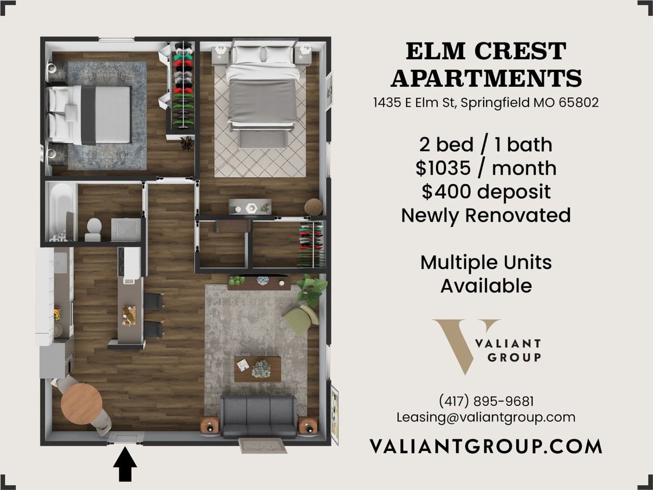 Elm Crest Apartments in Rountree Neighborhood - Photo 2 of 2