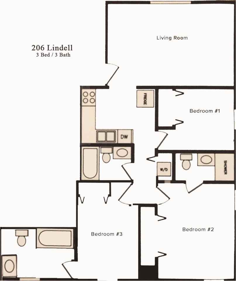 206 Lindell - Photo 2 of 5