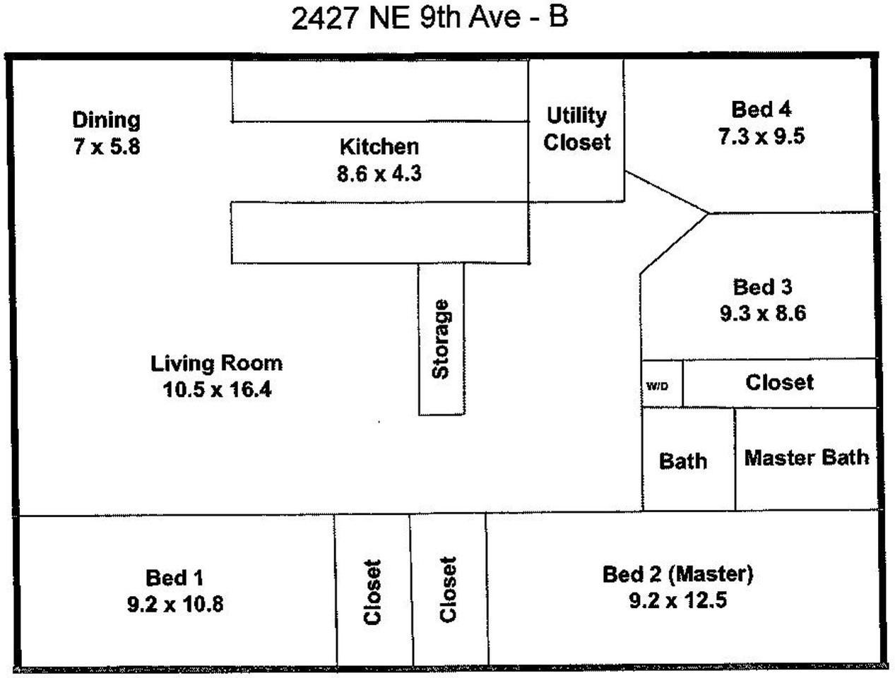 2427 Ne 9th Ave #B - Photo 3 of 14