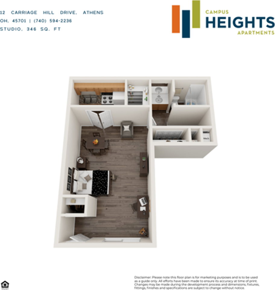 Campus Heights Apartments - Photo 3 of 4