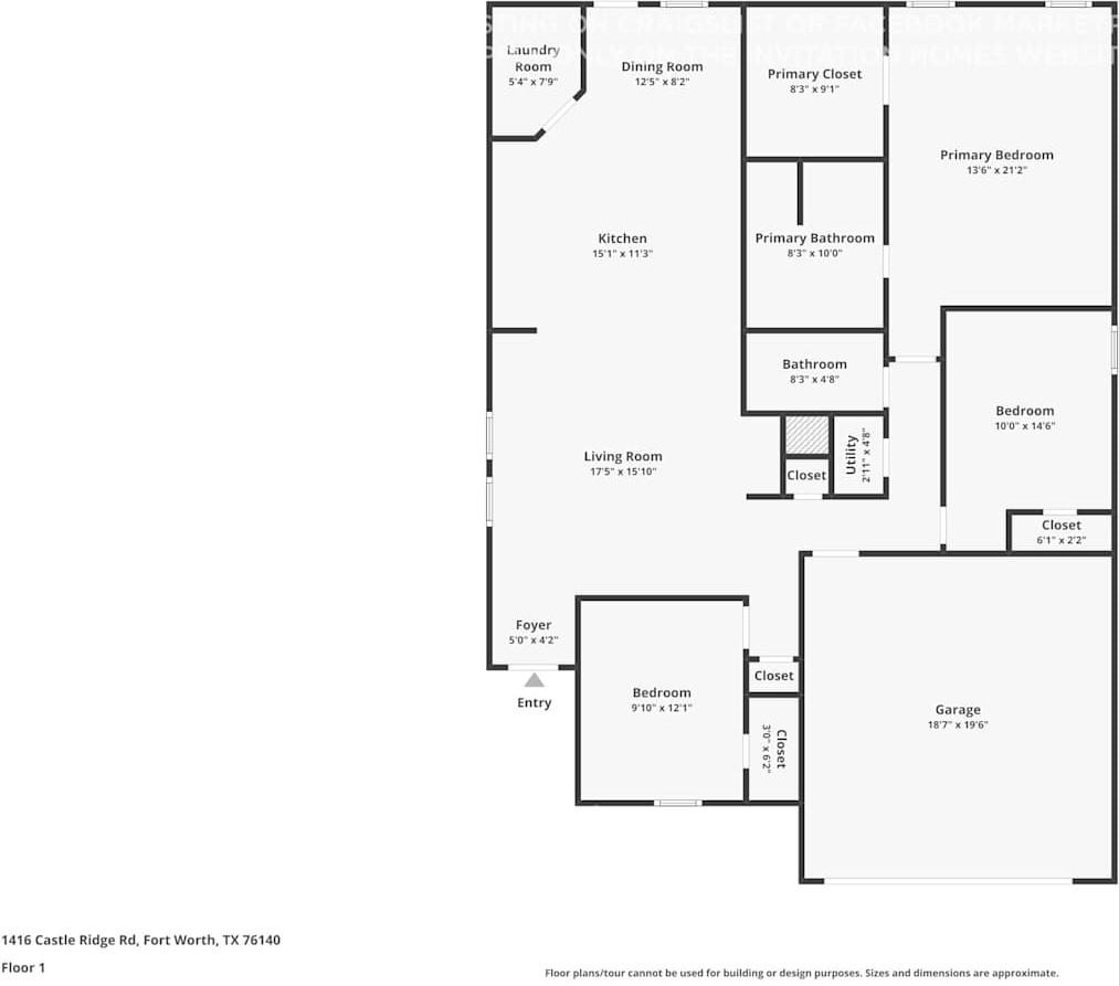 1416 Castle Ridge Rd - Photo 2 of 17