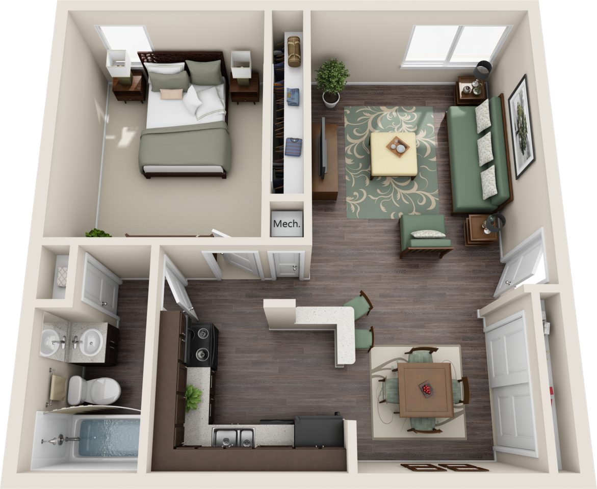 Garden Pointe Apartments - Photo 7 of 50