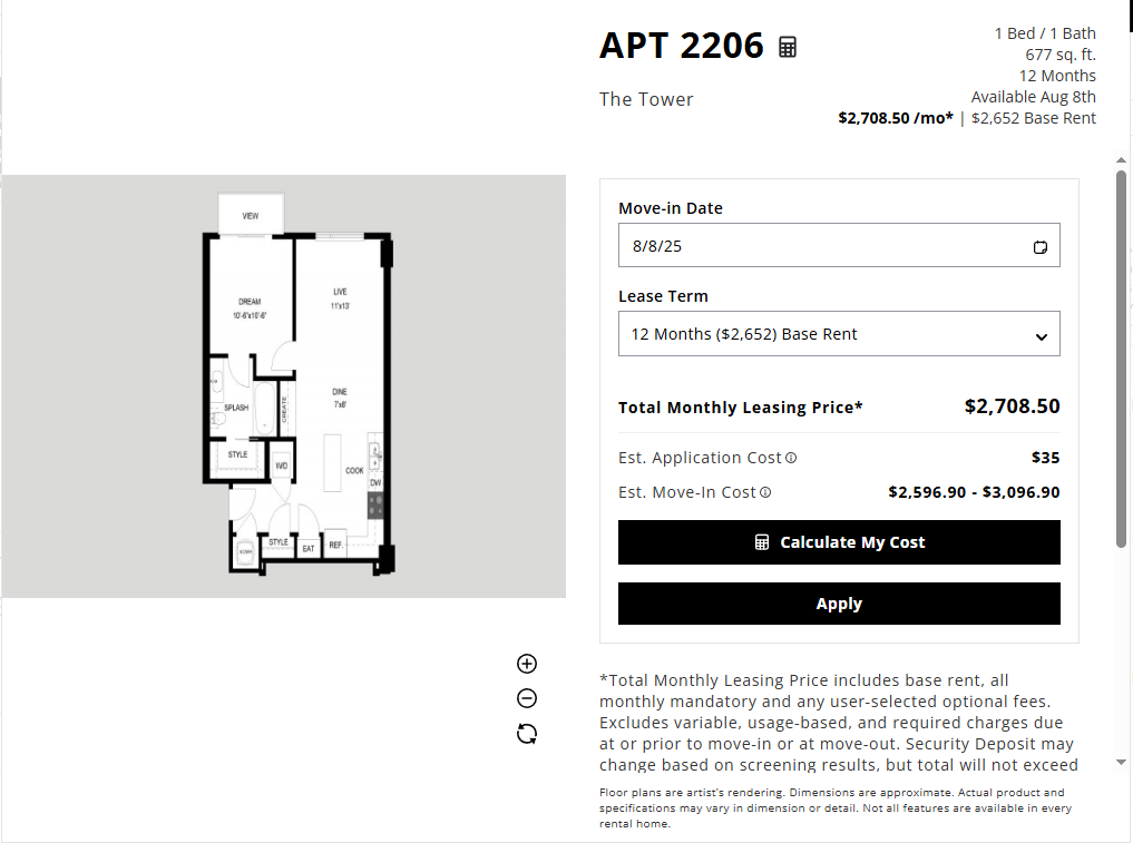 615 West 7th Street #2206 - Photo 3 of 8