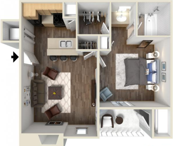 Icon Apartments - Photo 4 of 6