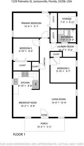 1329 Palmetto St - Photo 2 of 15