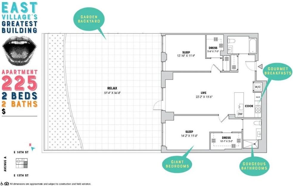 E 14th St #225 - Photo 7 of 20