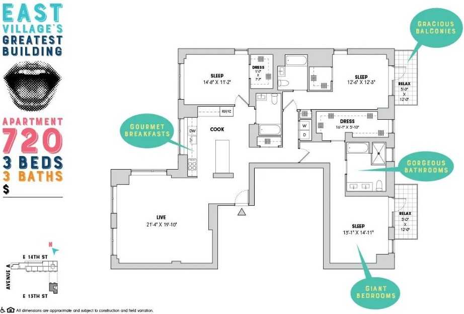 E 14th St #720 - Photo 7 of 20