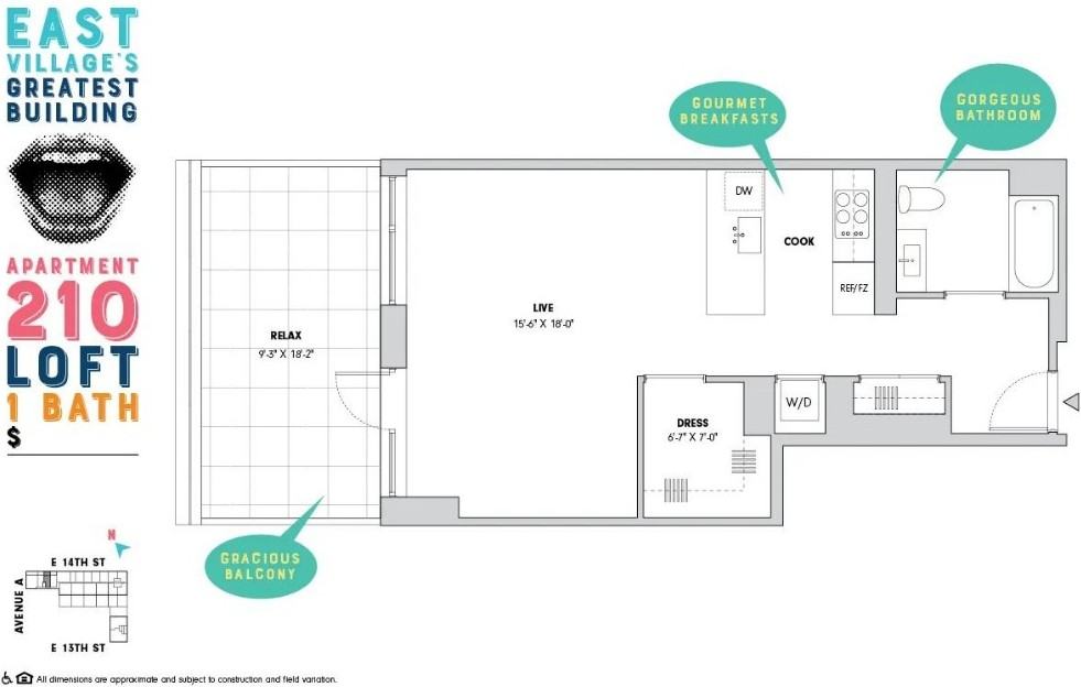 E 14th St #210 - Photo 4 of 18