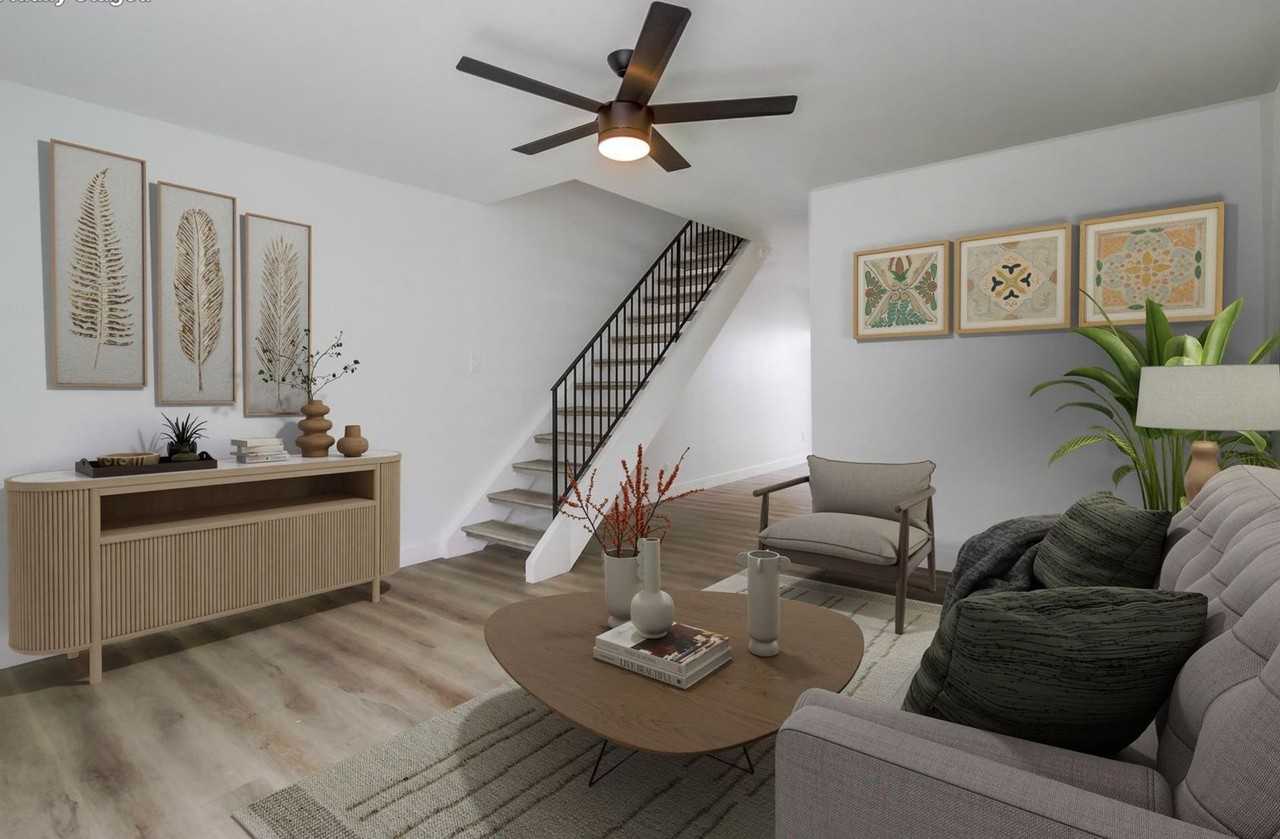 Two bedroom 1.5 bathroom beautifully upgraded with in unit laundry at the beach. Open House July 12 - Photo 4 of 10