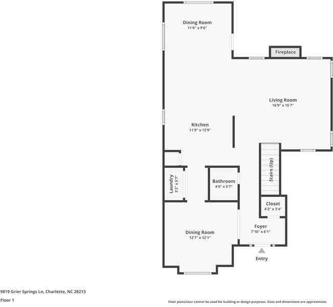 9819 Grier Springs Ln - Photo 3 of 17