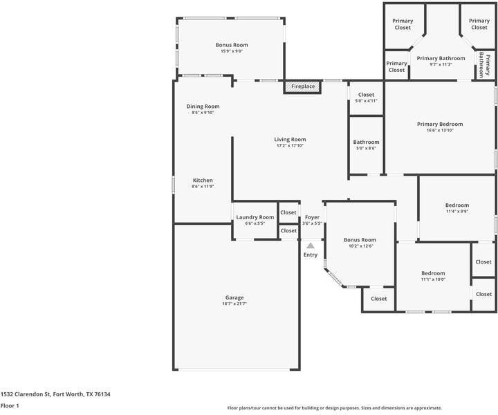 1532 Clarendon St - Photo 2 of 16