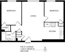 1165 N Grant St #105 - Photo 1 of 1