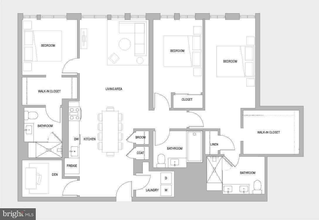 1001 1001 S BROAD Street unit: 3 Br M - Photo 3 of 13