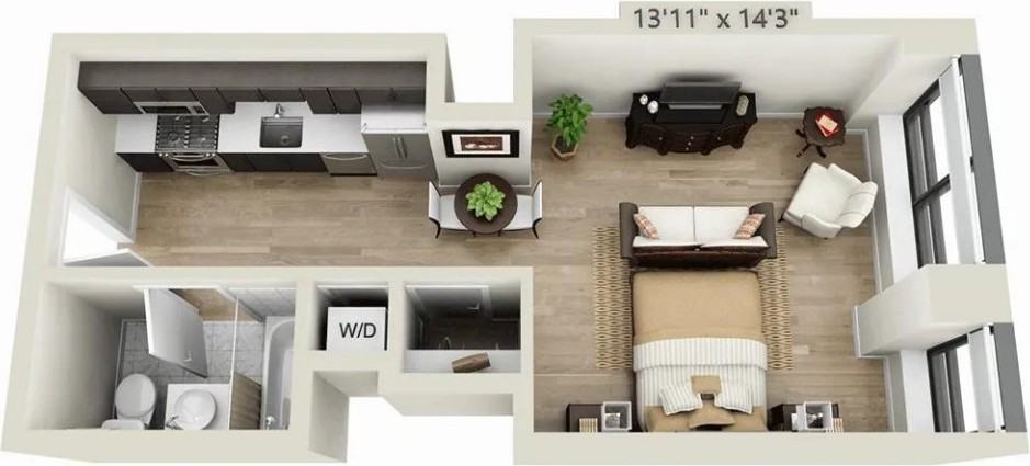 Wall St #2219 - Photo 6 of 17