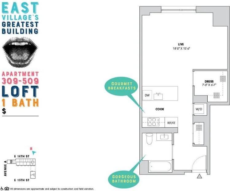 E 14th St #409 - Photo 5 of 20