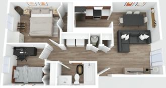 Best value two bedroom apartments in central Phoenix! - Photo 1 of 1