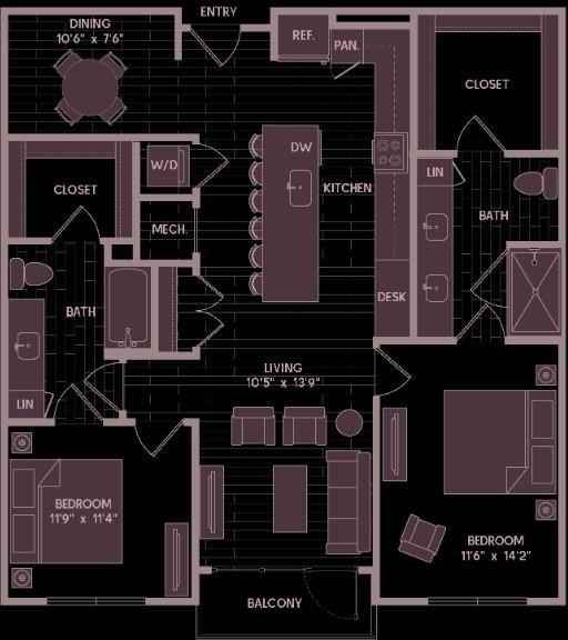 1700 Willow Creek Dr #C6 - Photo 3 of 7