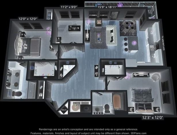 1075 Vaughn #C2 - Photo 6 of 7