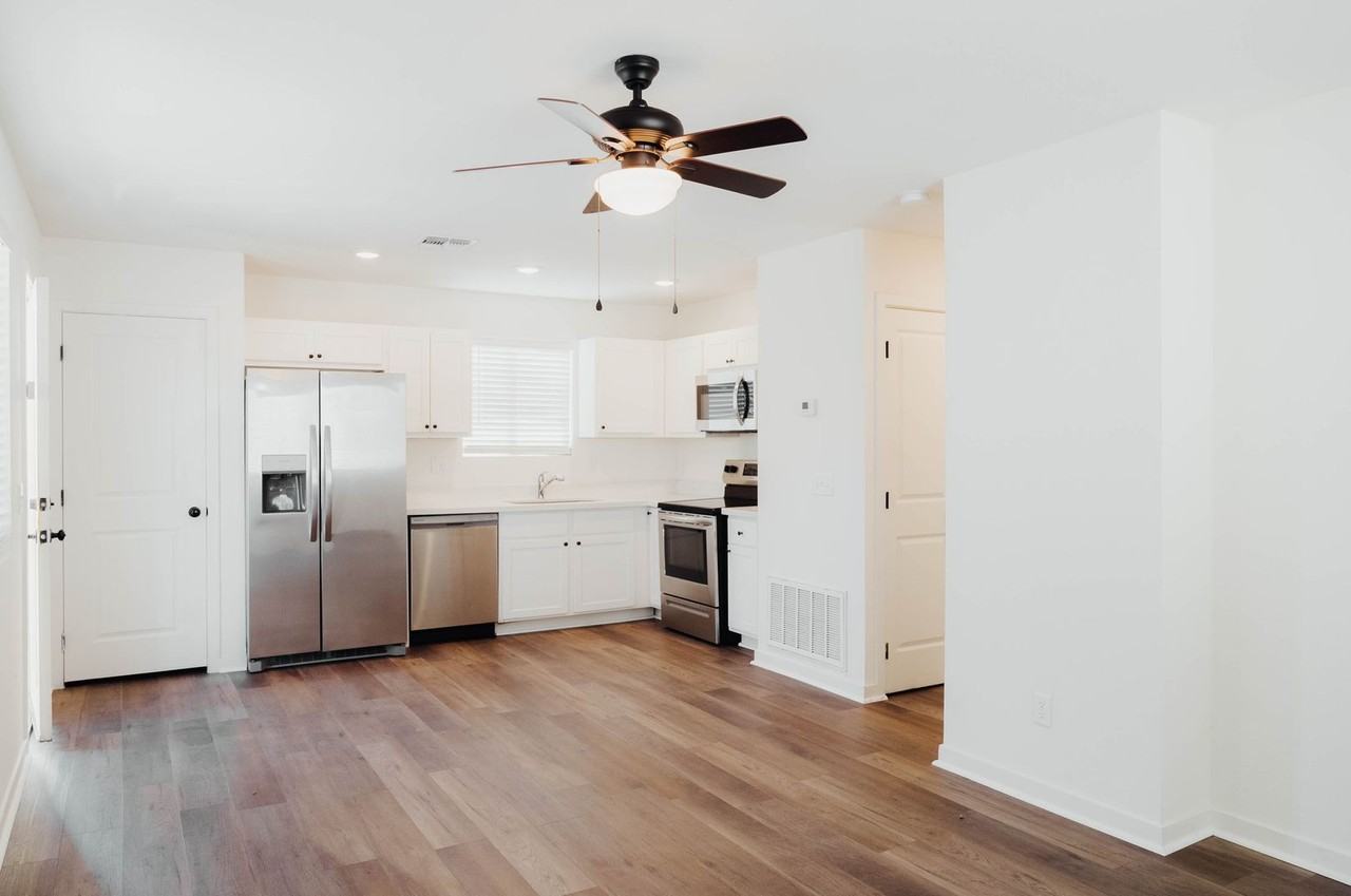 Unfurnished apartment interior — representative home at The Chipman Apartments.