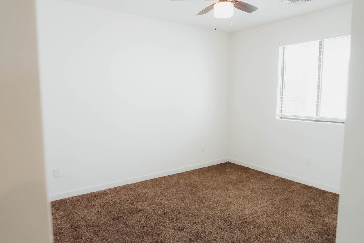 Unfurnished bedroom — representative home at The Chipman Apartments.