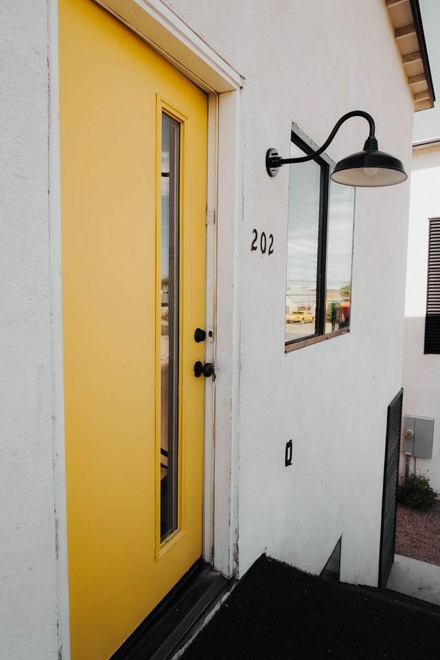 Apartment entry at The Chipman Apartments.