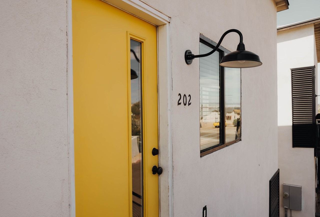 Apartment entry at The Chipman Apartments.