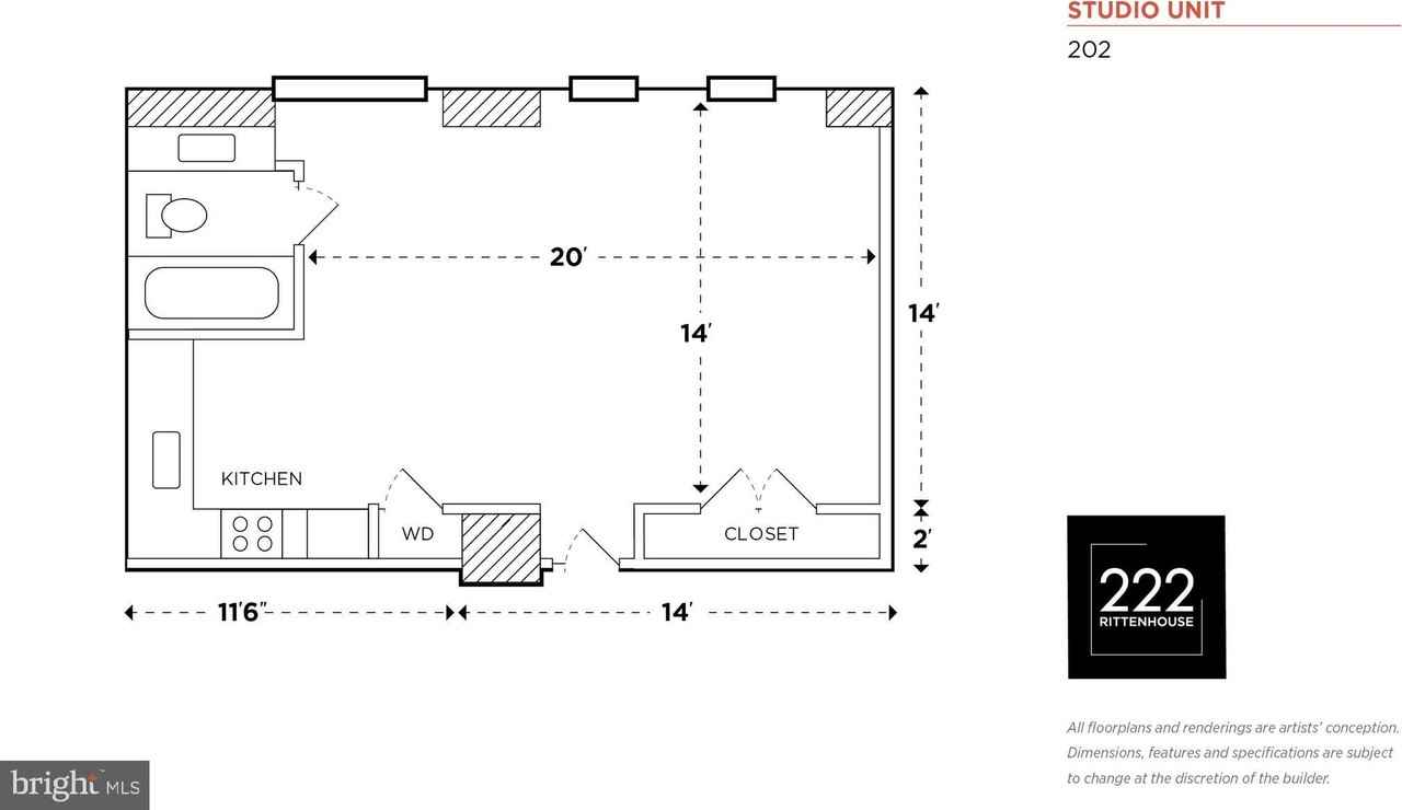 222 West Rittenhouse Square #704 - Photo 6 of 29