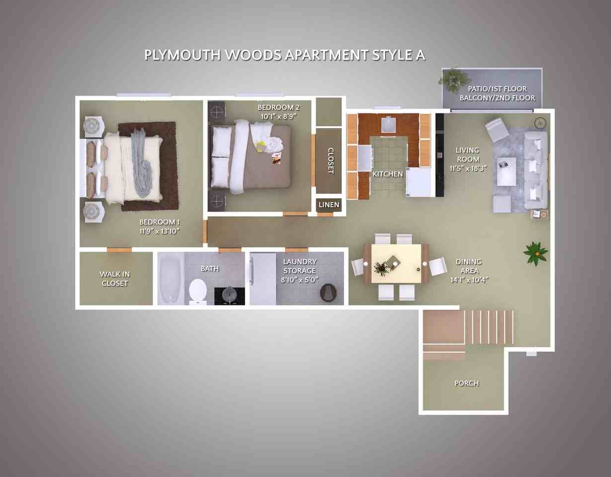 Plymouth Woods Apartments - Photo 3 of 4