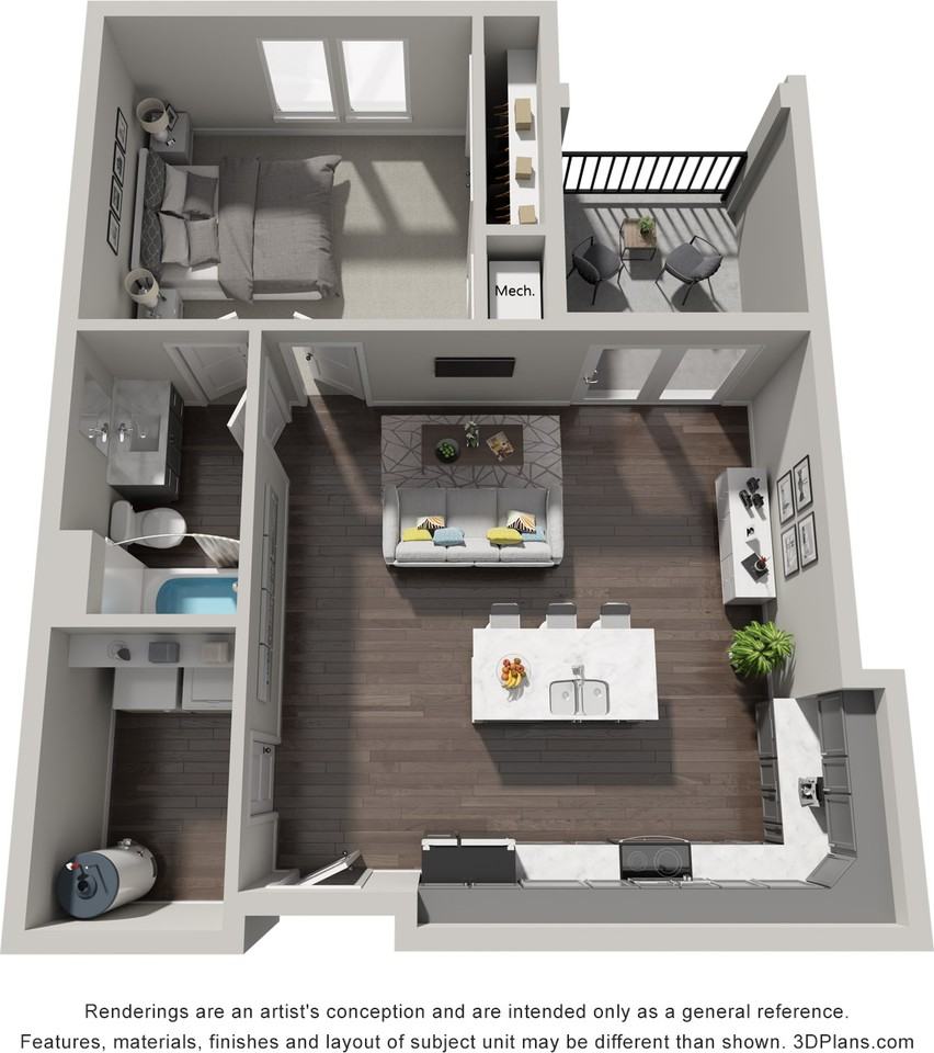 2121 2121 Langhorne Rd - 1103756sf 1BR/1BA The Vine #1103 - Photo 6 of 8