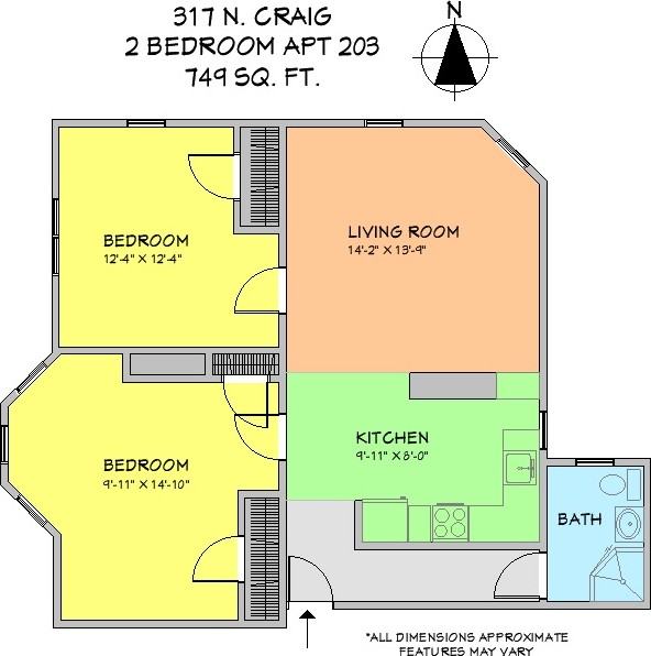 317 North Craig Street #202 - Photo 7 of 9