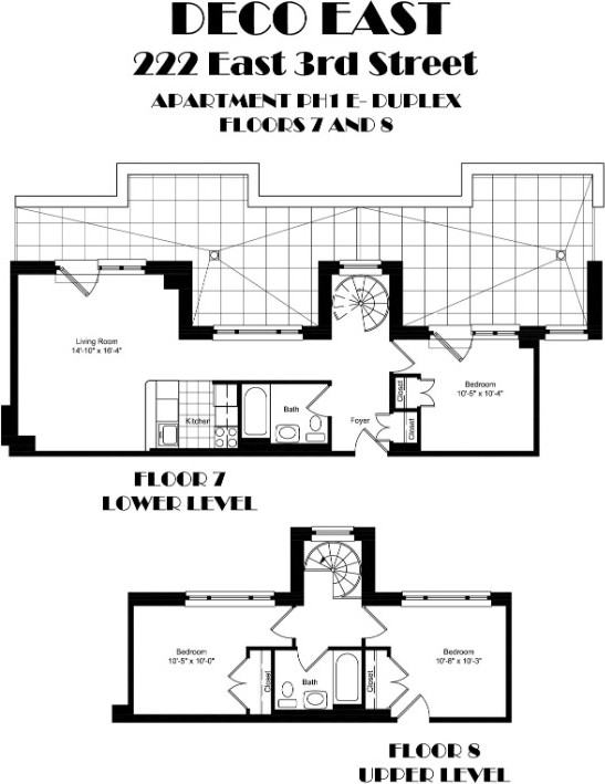 East 3rd Street #PH1E - Photo 7 of 20