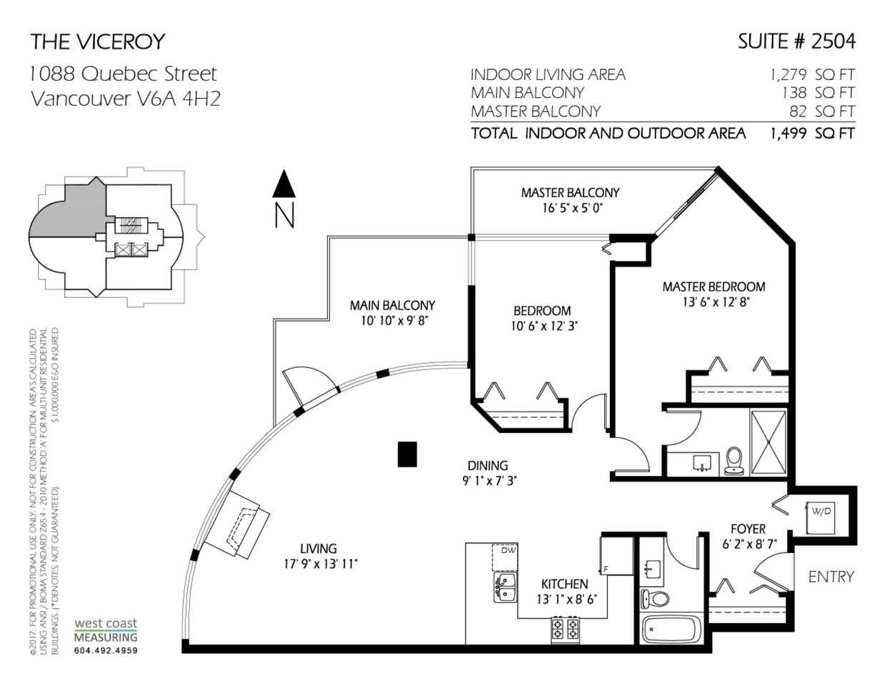 1088 Quebec Street #2504 - Photo 3 of 24