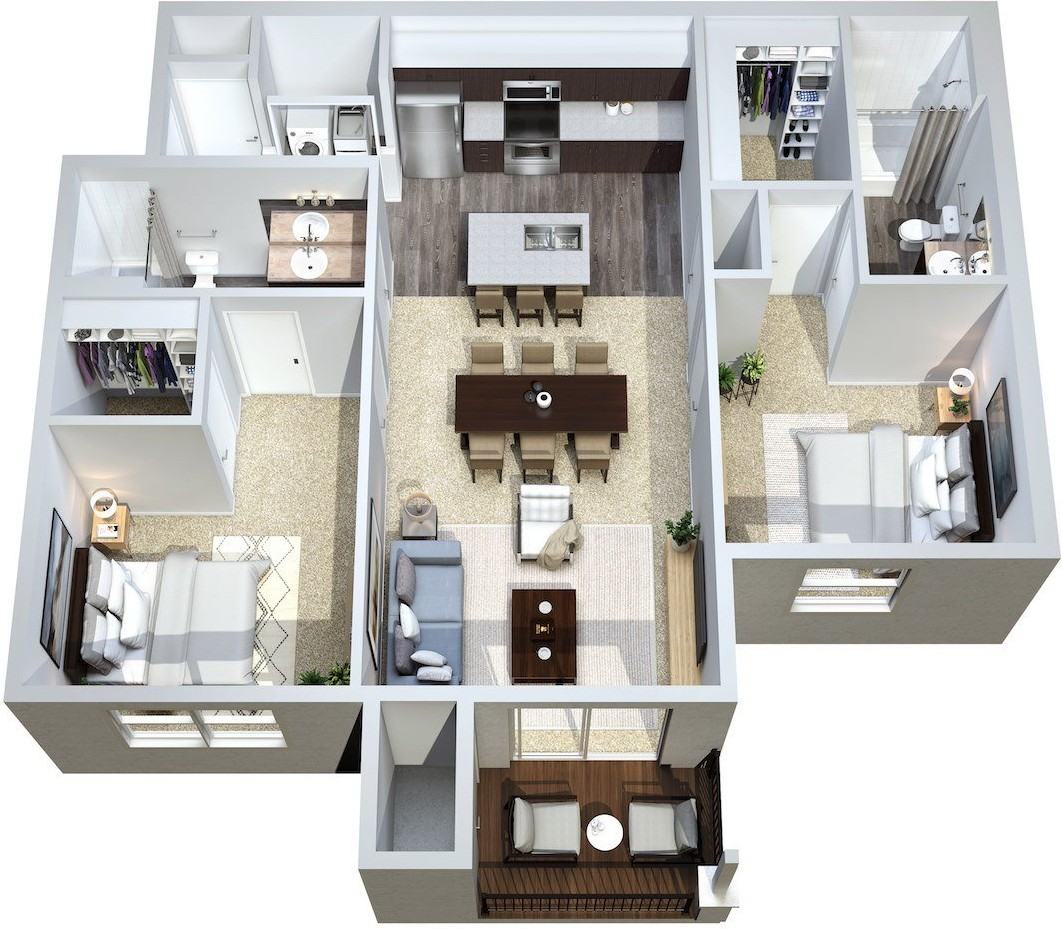 Bucking Horse Apartments - Photo 3 of 7