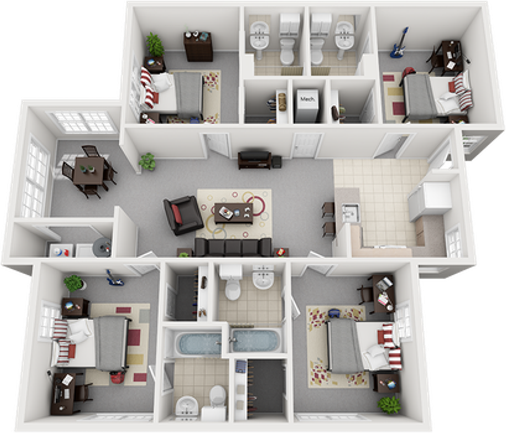 142 University Village Dr Apt B - Photo 3 of 9